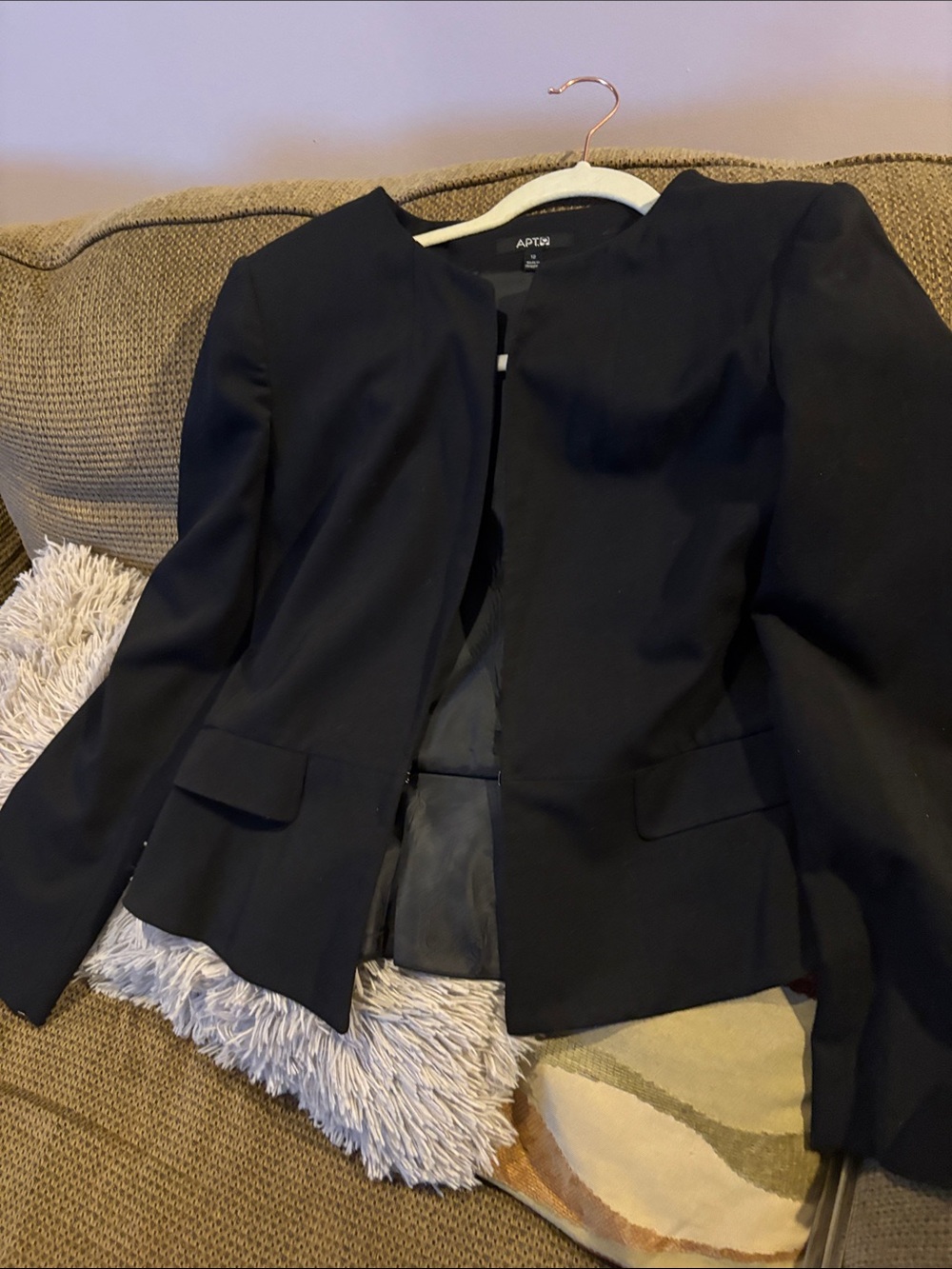 Apt. 9 Black Open-Front Women's Blazer